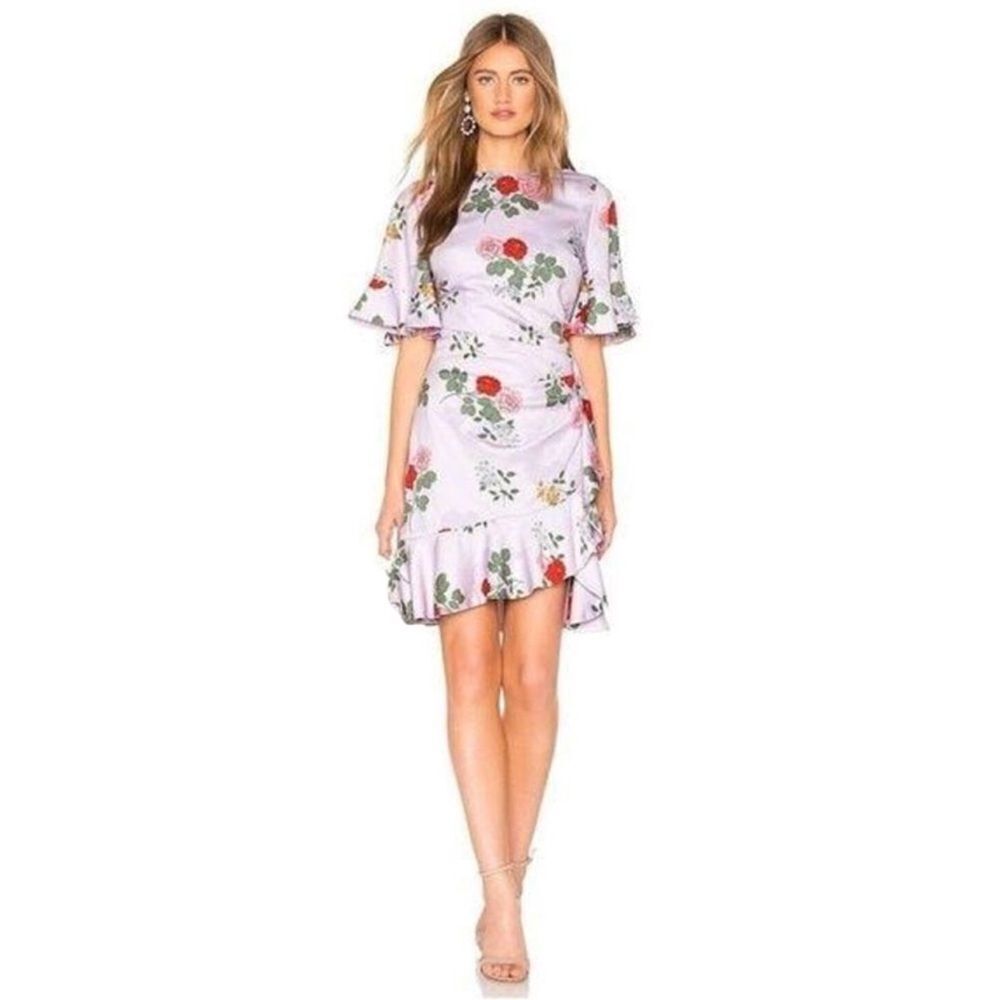 Keepsake The Label  Pretty One mini Dress in lilac floral